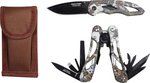 Jack Pyke Camo Multi Tool And 3" Knife Set Camo